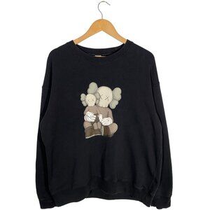 Uniqlo UT x Kaws Companion Crewneck Black Men's size Large